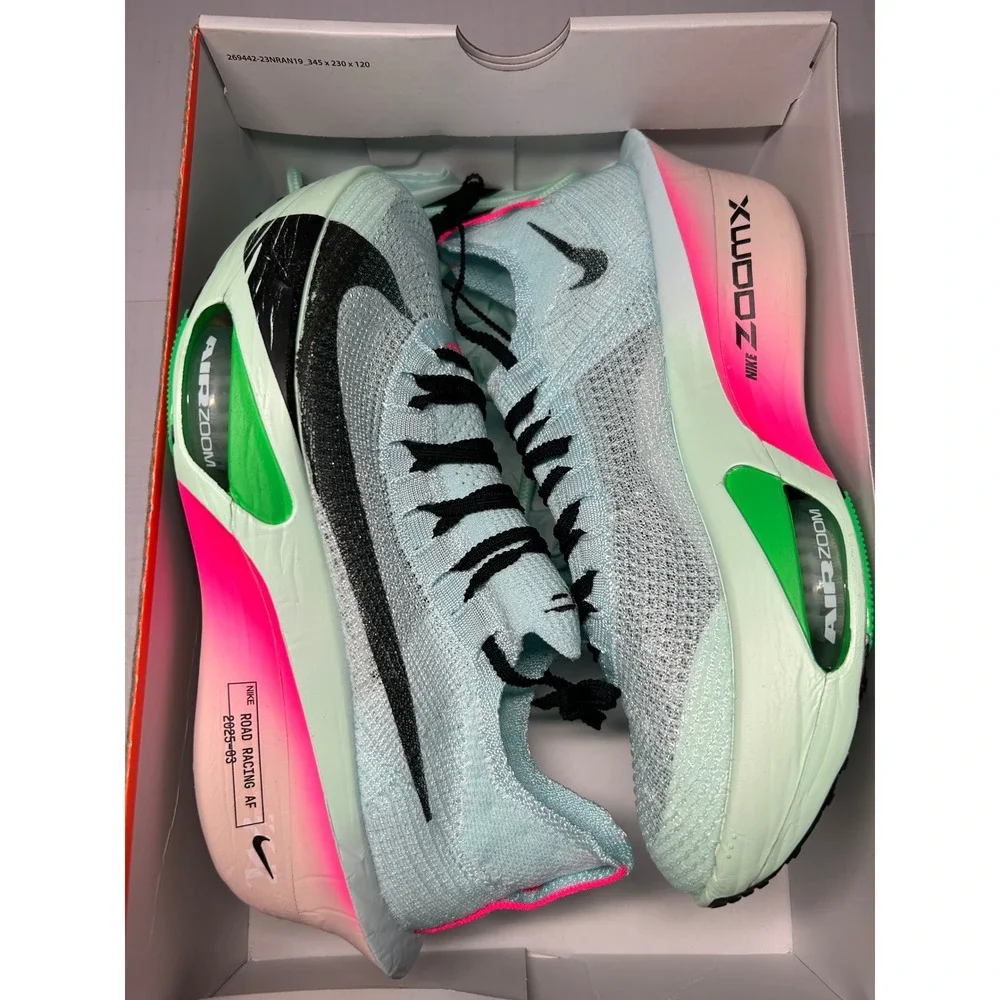 Nike Air Zoom Alphafly Next% 3 Glacier Mint Size 11.5 WMNS FD8315 400 New/No Lid
